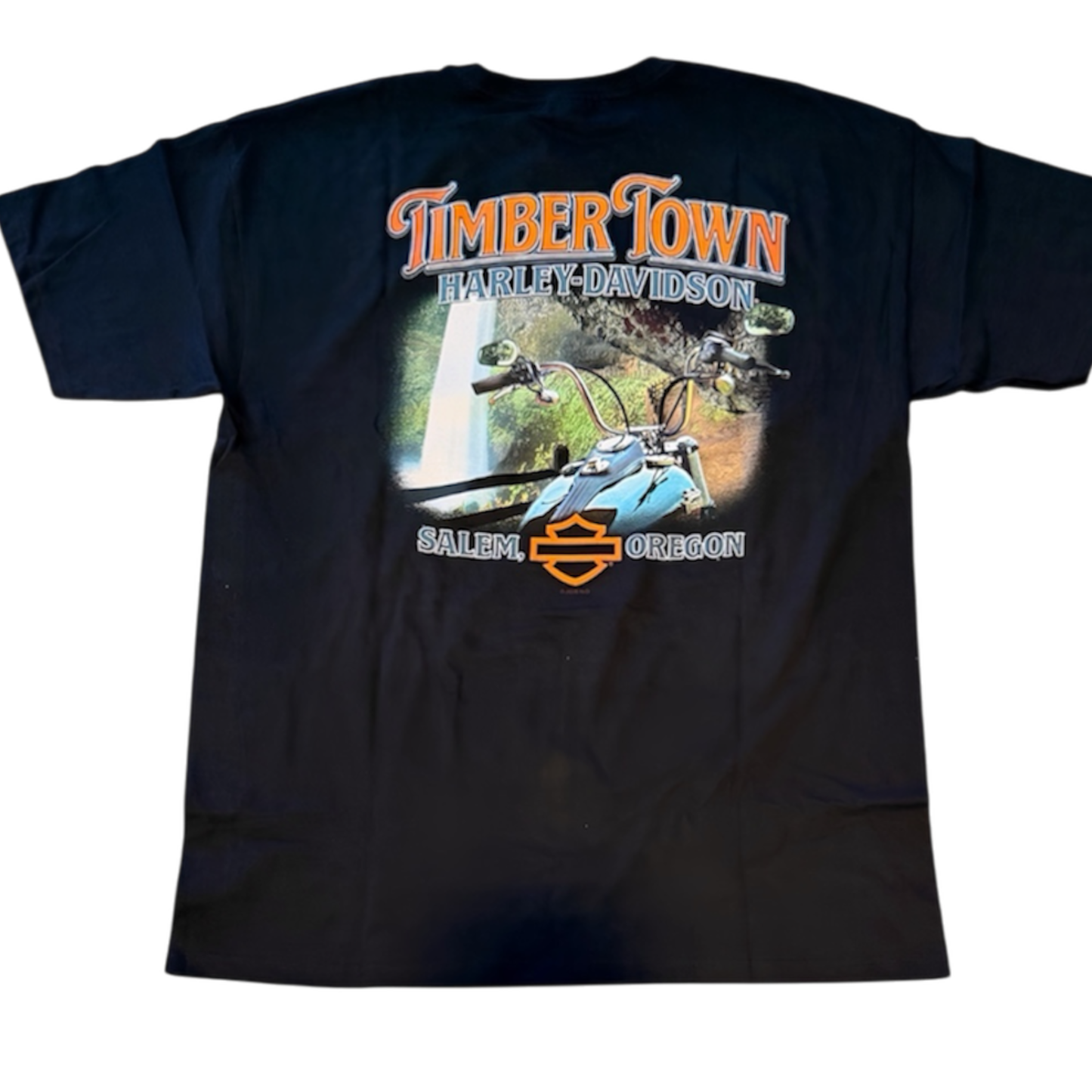 HD Astral Timber Town Harely-Davidson Mens Black T-Shirt