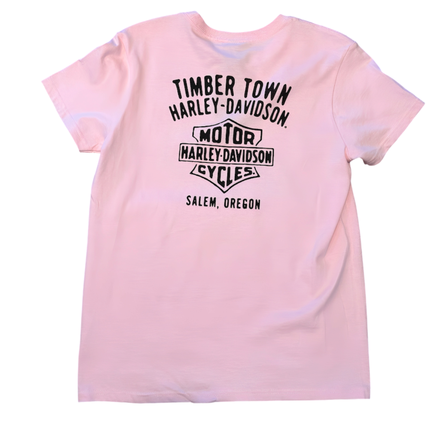 HD Pink Timber Town Harley-Davidson Womens Pink T-Shirt