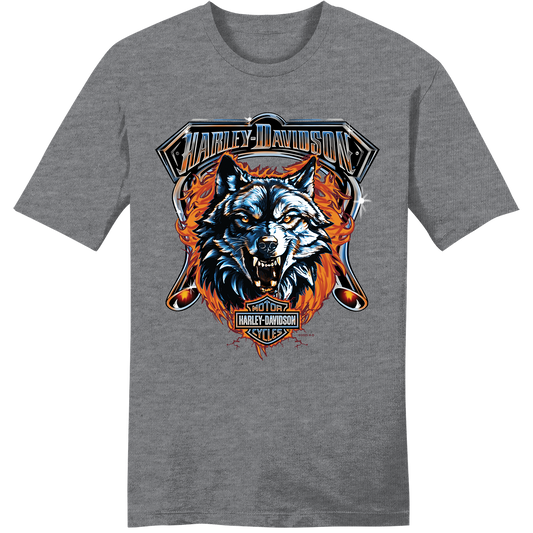 Men's Short sleeve t-shirt Growl Flame