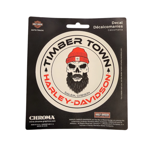 Timber Town Harley-Davidson Logo Decal