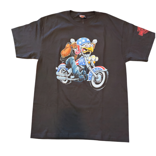 HD Eagle Knevil Timber Town Harley-Davidson Mens Black T-Shirt
