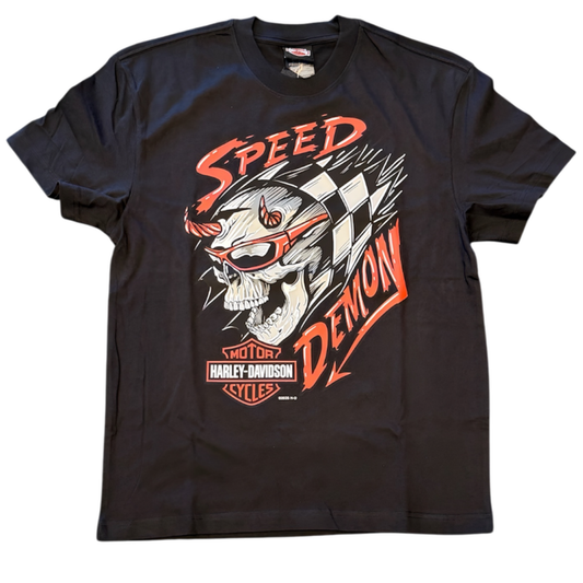 Speed Demons Timber Town Harley-Davidson Mens Black T-Shirt