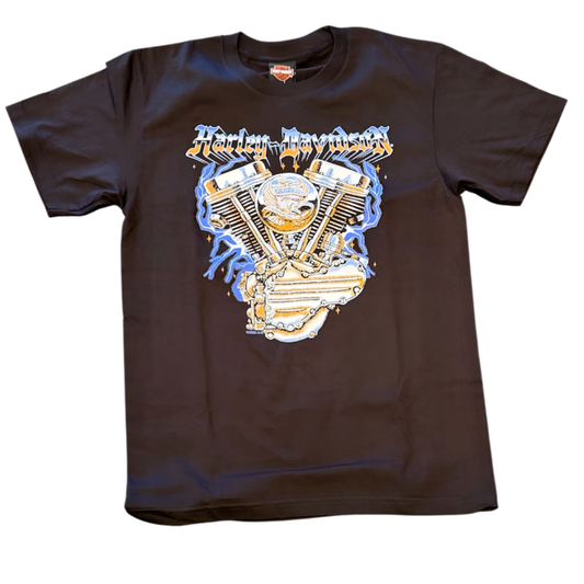 Chrome Storm Timber Town Harley-Davidson Mens Black T-Shirt