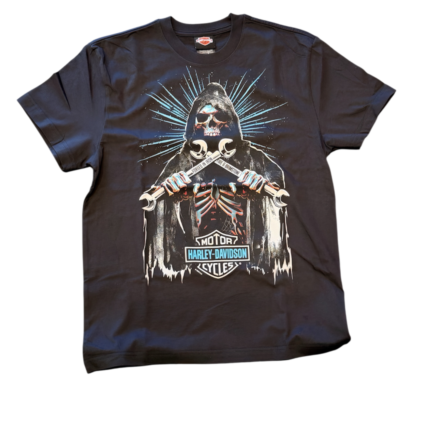 HD Reap This Timber Town Harley-Davidson Mens Black T-Shirt