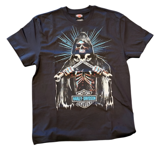 HD Reap This Timber Town Harley-Davidson Mens Black T-Shirt