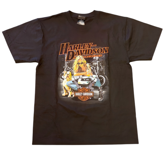 HD Garage Timber Town Harley-Davidson Mens Black T-Shirt