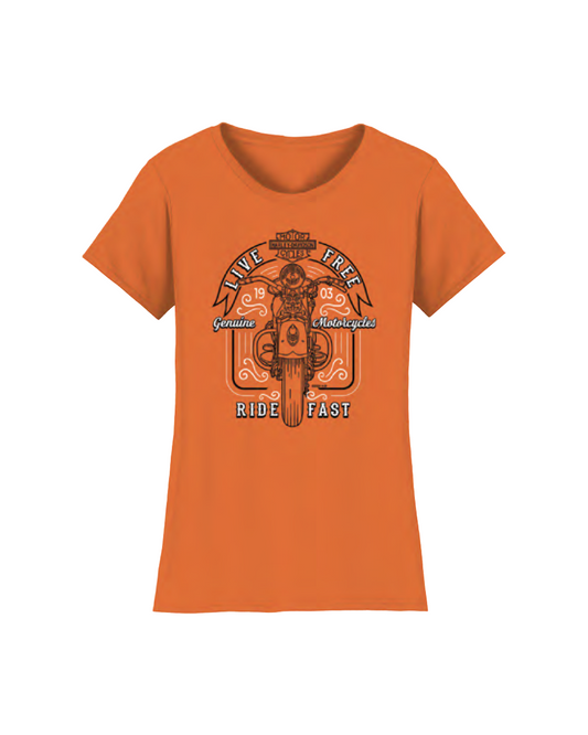 Women's Short sleeve t-shirt Live Free Ride Fast