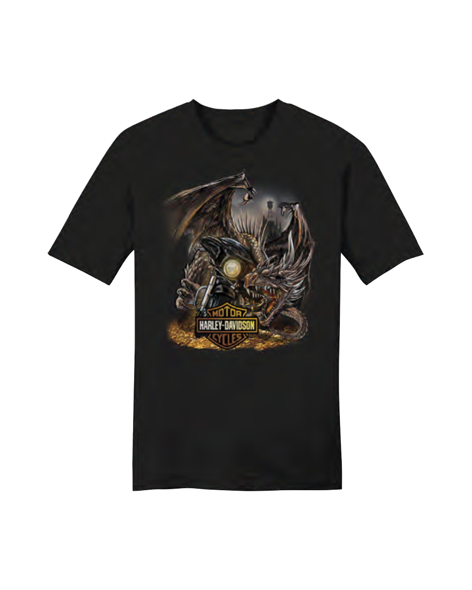 Men's Short sleeve T-shirt Dragon Fire