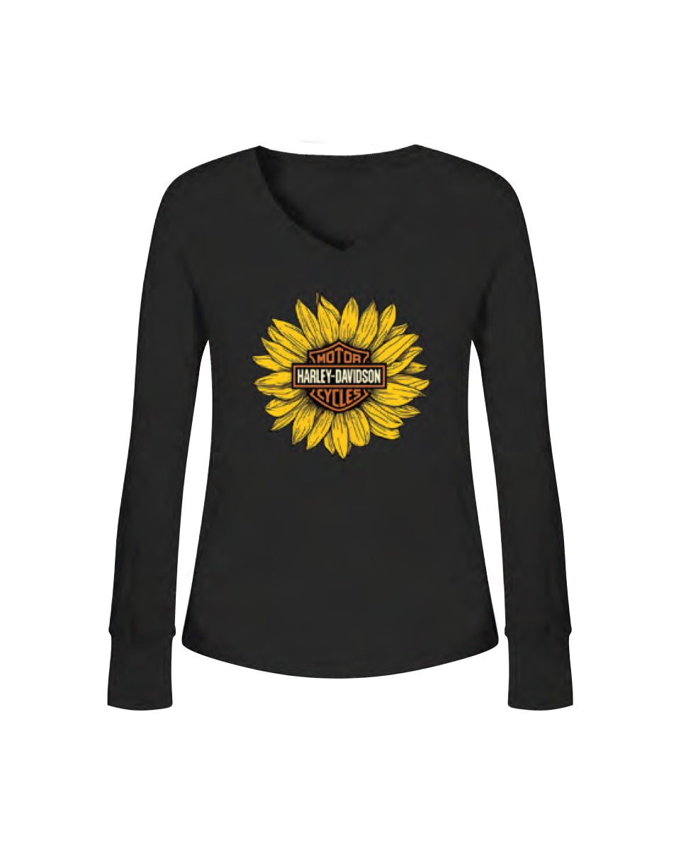 Women's Timber Town long sleeve shirt sunflower