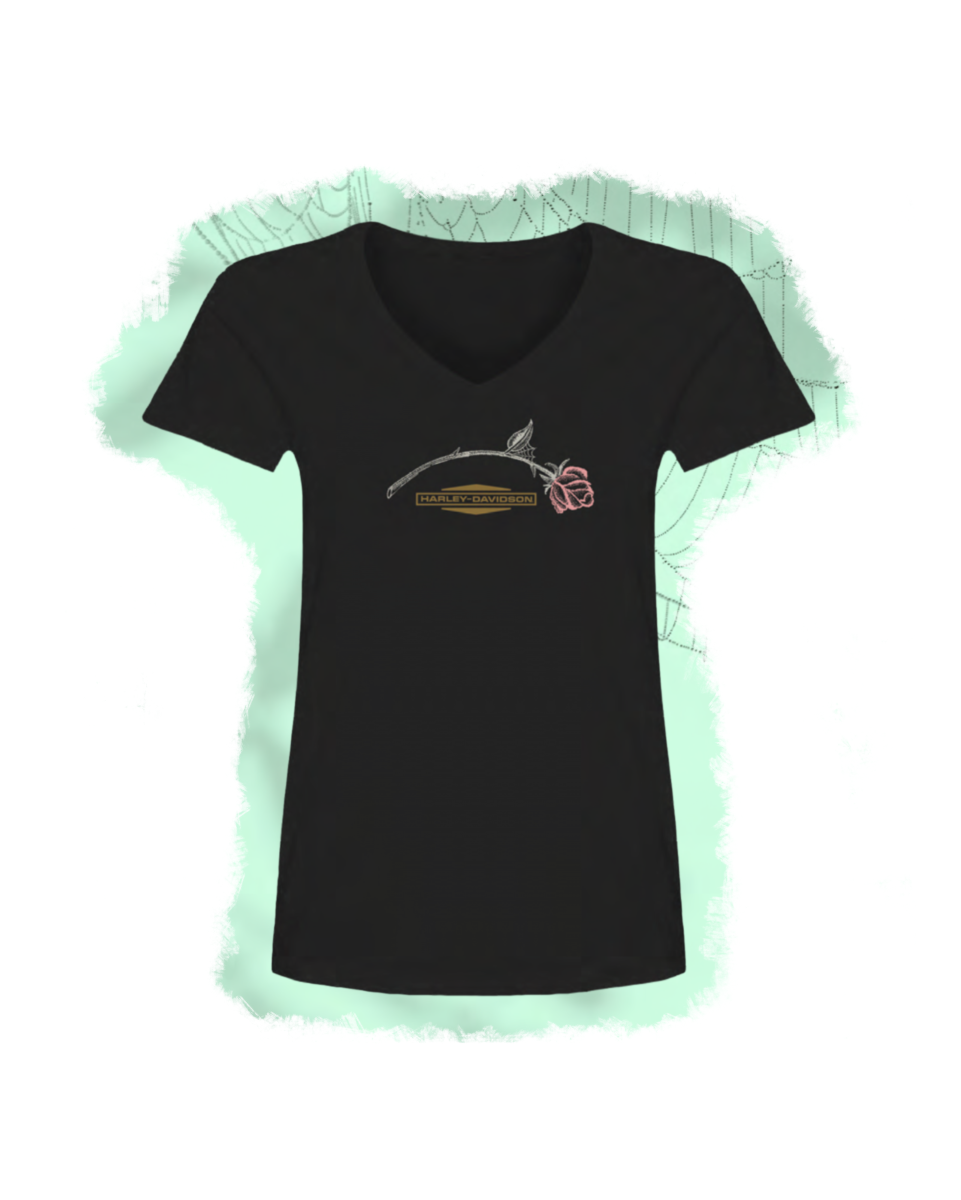 Women's Short sleeve t-shirt Rose Web