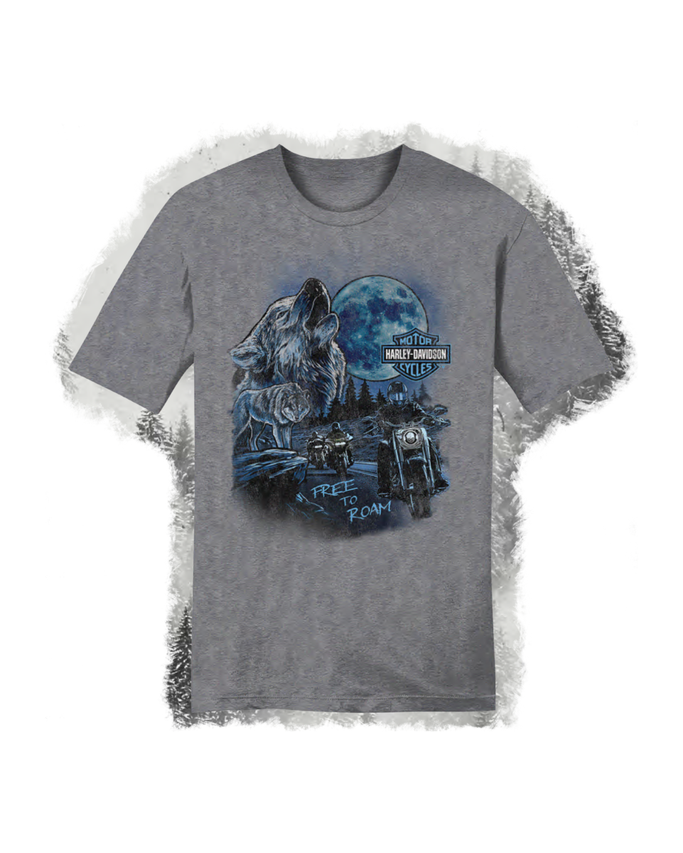 Men's short sleeve t-shirt Howling Free